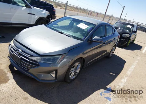 2019 Hyundai Elantra Limited from USA, damaged, VIN 5NPD84LF2KH461126